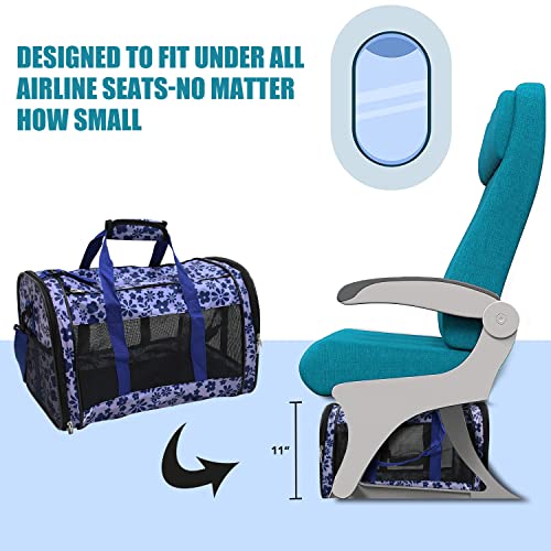 GOOPAWS Soft-Sided Kennel Pet Carrier for Small Dogs, Cats, Puppy, Airline Approved Cat Carriers Dog Carrier Collapsible, ...