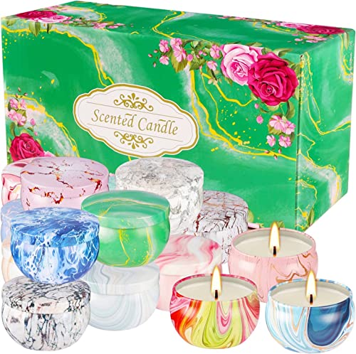 WPONSZU 16 Packs Scented Candle Gift Set for Mom | Woman, 2.5oz Jar Candles for Home Scented Bath Yoga, Natural Soy Wax, F...