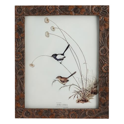 EvruCexul 8x10 Vintage Picture Frame - Antique 8x10 Picture Frame brown, Fancy 8 X10 Frames For Wall Hanging,Victorian Pho...