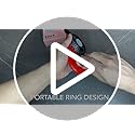 DecoLife Cute Handheld Mini USB Fan, Rechargeable Portable Fan, 3 Adjustable Speeds and Wearable Accessories, Pocket Size ...