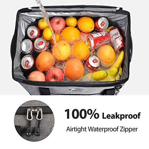Maelstrom Collapsible Soft Cooler Bag,35/55/75 Cans Beach Cooler with Flip Top Lid, Ice Chest, Leakproof & Portable for Be...