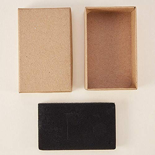 Luejnbogty 24PCS Kraft Paper Gift Box Small Kraft Paper Jewelry Box Handmade Cardboard Packing Gift Box Wedding Decorations