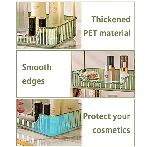 shuang qing Bathroom Counter Organizer Countertop Storage, Cosmetics Skincare Shelf, Makeup Organizer Perfume for Dresser ...