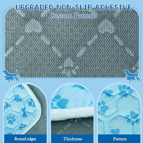 SHEJIZE Dog Cooling Mat Outdoor Cooling Pad for Dogs (Not Water-Filled), Washable Dog Crate Pad with Q-Max>0.4 Instant Chi...