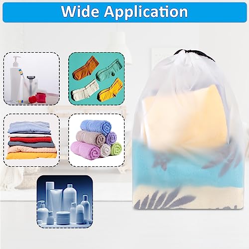 COIDEA, Waterproof Travel Drawstring Shoe Bags for Packing, Storage, Travel Essentials for Men and Women, 15.7 x 11.8 inch...