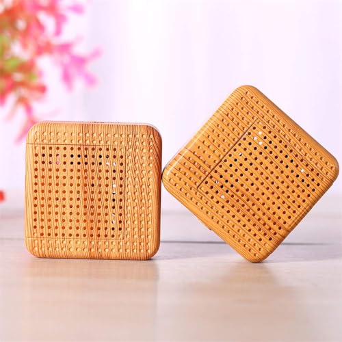 Weljoy Wood Grain Portable Diffuser for Essential Oils – Car or Travel, Mini Size, Quiet, Waterless, Re-Chargeable Battery...