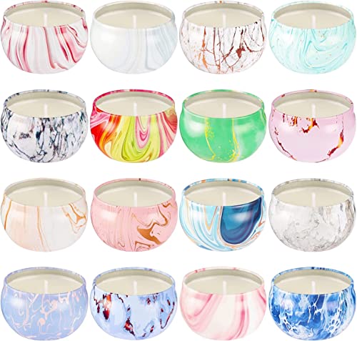 WPONSZU 16 Packs Scented Candle Gift Set for Mom | Woman, 2.5oz Jar Candles for Home Scented Bath Yoga, Natural Soy Wax, F...