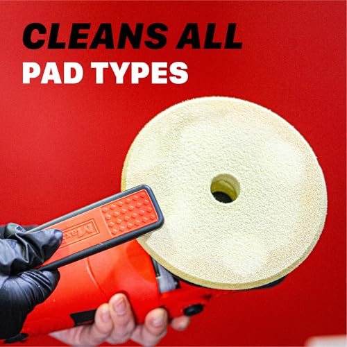 Maxshine 2-in-1 Foam Pad Cleaning Brush & Pad Removal Tool Set | Dual-Function Stiff Bristle Brush with Easy-Grip Handle |...