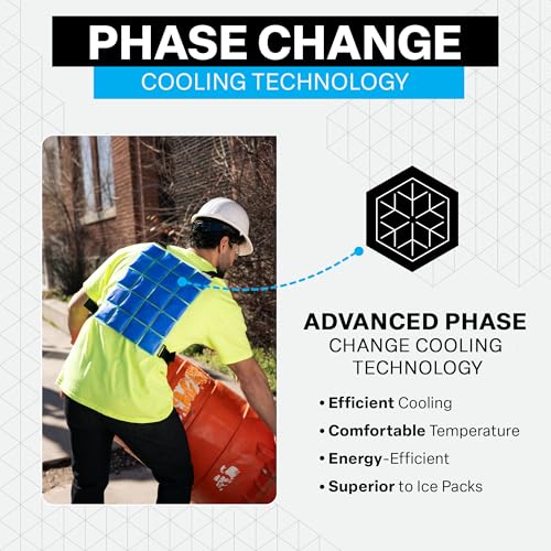 COLD FACTOR Ice Pack Cooling Vest for Men & Women—Lightweight, Adjustable Phase Change Cooling Vest for Hot Weather, Athle...