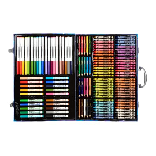 Crayola Inspiration Art Case Space Coloring Set (140pcs), Essential Easter Basket Stuffers, Art Kit for Kids, Crayons, Mar...