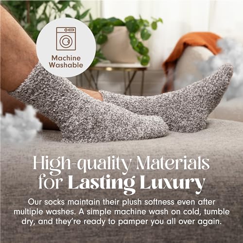 Unboxme Gifts Warm & Cozy Ultra-Luxe Cloud Sock, Easter Gift for Women & Men - Super Soft Luxurious Fabric Sleep Socks