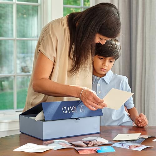 Savor | Keepsake Overflow Box | Acid-Free Storage and Gift Box with Magnetic Close for Safely Holding Mementos, Organizing...