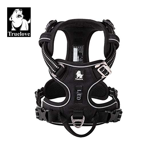 TRUE LOVE Dog Harness No Pull Nylon Reflective Pet Harness Adjustable Comfortable Control Step-in Brilliant Colors Truelov...
