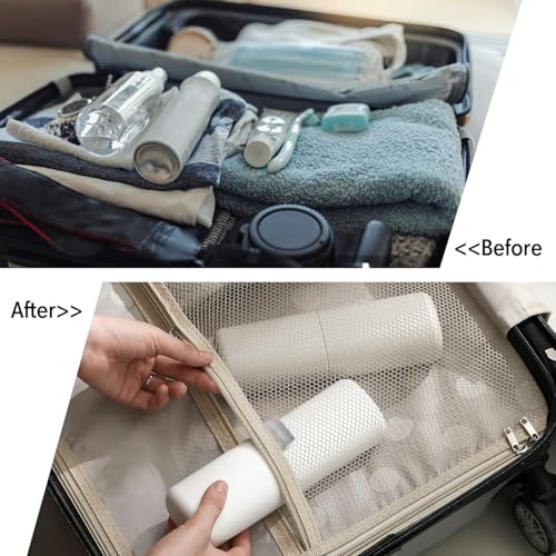BALUCA Travel Toothbrush Case, Portable Tooth Brush Holder and Toothpaste Cover Container with Mouthwash Cup, Compact Oral...