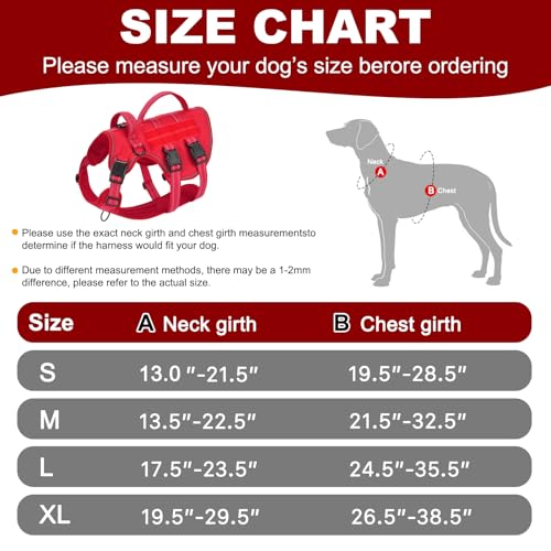 Service Dog Harness + ID Tag 50 ADA Information Cards - No Pull Dog Vest 10 PCS Removable Patches - Reflective Emotional S...