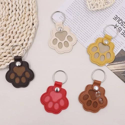 Aypvora Cat Dog Hair Storage Keychain, Cat & Dog Lovers Gifts, Pet Hair Keychain, Fur Keepsake Keyring - Pet Memorial Gifts