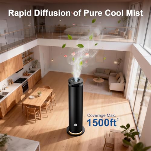 NoxLumina Waterless Scent Diffuser Starter Kit with 5 Essential Oils, Luxury Hotel-Class 1500 Sq Ft Coverage Aromatherapy ...