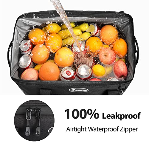 Maelstrom Collapsible Soft Cooler Bag,35/55/75 Cans Beach Cooler with Flip Top Lid, Ice Chest, Leakproof & Portable for Be...