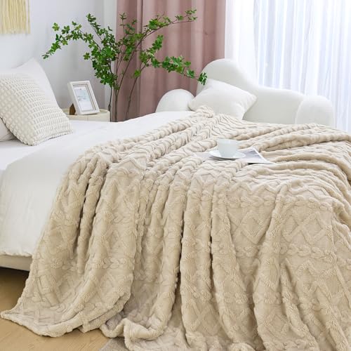 Aganear Fleece Throw Blanket - Cozy Soft Lightweight Fuzzy Throw Blanket for Women Portable Throw Blankets for Couch, Warm...