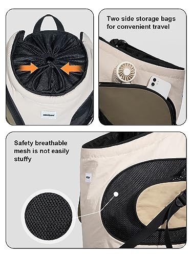 Dog Carriers for Small Dogs,Dog Backpack with 2 Pocket for Travel,Comfortable Dog Front Carrier Suitable for Dogs 8-18 pou...