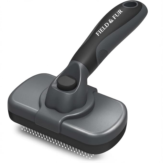 FIELD & FUR Slicker Brush: Essential Dog & Cat Grooming Tool for Shedding, Detangling, and Daily Care - Perfect for Doodle...