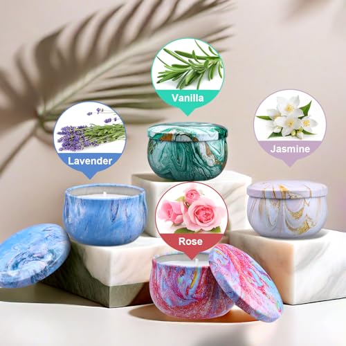 Gift Baskets for Women: Unique Candles & Hand Cream Lotion Gifts Set, Gifts for Mom, Teacher Appreciation Gifts, Relaxing ...