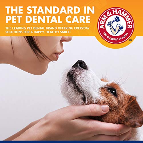 Arm & Hammer for Pets Tartar Control Dog Dental Kit, Enzymatic Toothpaste with Toothbrush and Fingerbrush, Baking Soda For...