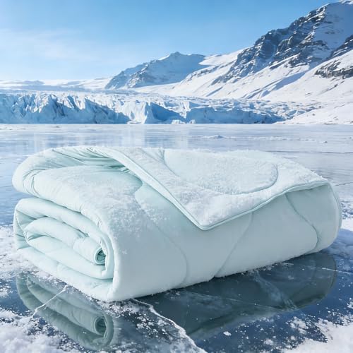 MIXJOY Cooling Blanket for Large Dogs Breathable, Dual-Sided Q-MAX>0.5, Lightweight Pet Cooling Throw Blanket Summer for S...