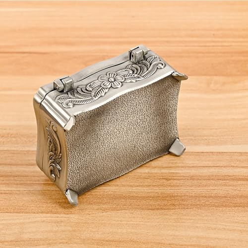 Hyillad Personalized Confirmation Gifts Small Metal Keepsake Box for Girls Teenagers, Confirmation Jewelry Gift Box for Br...