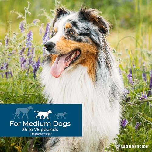 Wondercide - Flea & Tick Dog Spot On - Flea, Tick, and Mosquito Repellent, Prevention for Dogs with Natural Essential Oils...