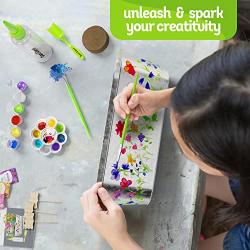 Dan&Darci Paint & Plant Flower Growing Kit for Kids - Gift Ideas Age 5 6 7 8-12 Year Old Girl - Birthday Crafts Gifts for ...