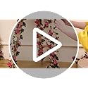 PONKING 8 Pcs x 8.2 ft Flower Garland Artificial Rose Vine Flowers with Green Leaves Hanging Fake Roses Vine for Room Part...