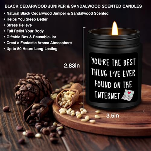 Homsolver Gifts for Boyfriend, Him, Husband, Men, Funny Anniversary Birthday Christmas Valentines Romantic Gifts for Him, ...