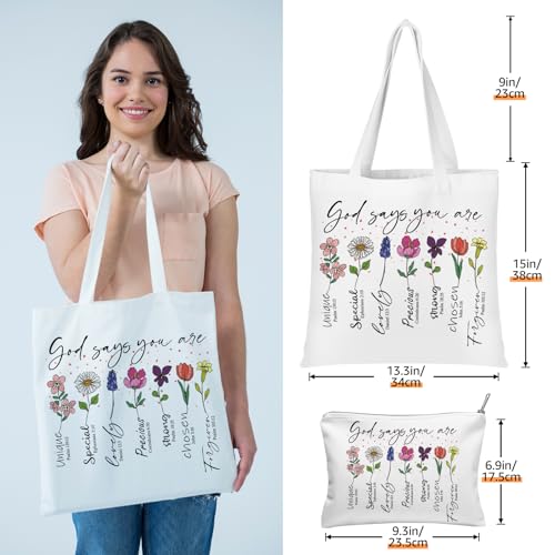 BTPIEL Christian Religious Gifts for Women, Best Friend Sister Mom Christmas Birthday Gifts for Women Faith, Bible Bags fo...