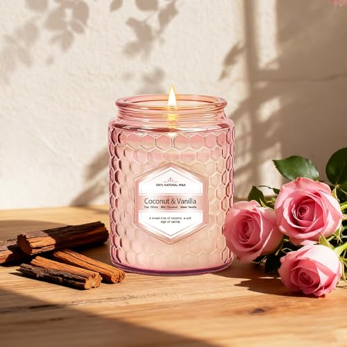 6 Pack Soy Wax Candles Sets, Scented Candles Gifts Sets for Women Birthday Christmas, 5.5 Oz Each Natural Aromatherapy Can...