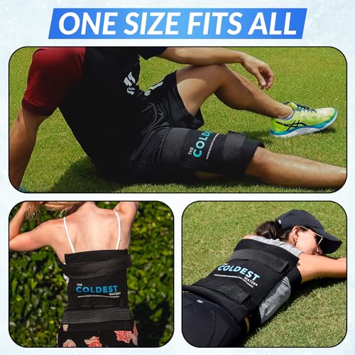 Coldest Ice Pack for Back Pain Relief - All Body Multipurpose Ice Pack for Lower Back Pain, Swelling, Bruises, Surgery, Cr...