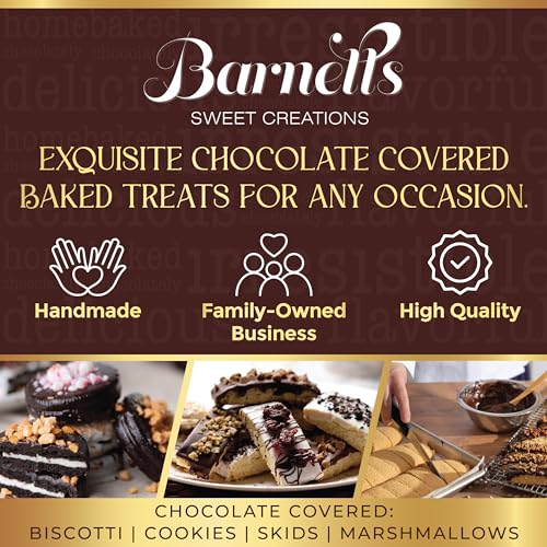 Barnetts Easter 12 Chocolate Biscotti Gift Box, Spring Treats Hamper Stuffer, Gourmet Cookie Gifts Basket for Him and Her,...