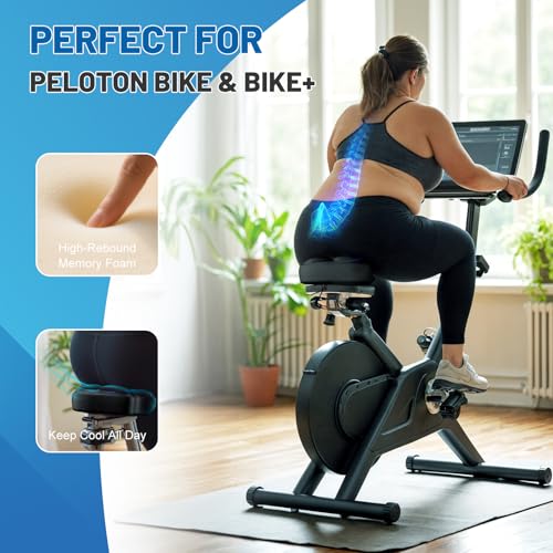 APECYC Bike Seat Cushion Gel Padded Saddle Cover for Men Women - Extra Padding Soft Comfort Bicycle Seat Cushion for Pelot...