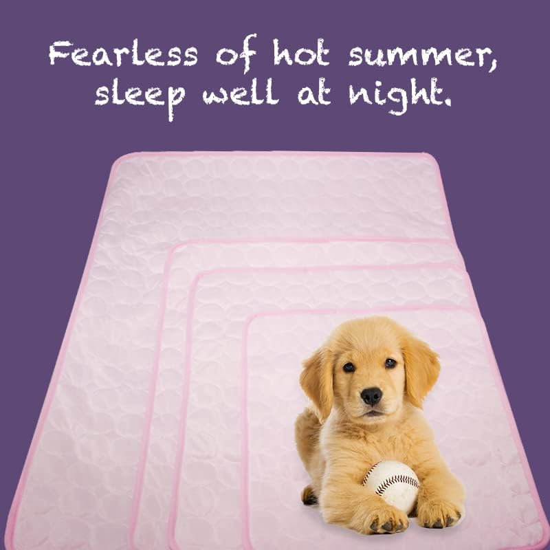 NianYi Pet Self-Cooling Pad, Pet Self-Cooling Mat, Summer Ice-Cooling Bed Mat for Cats, Summer Ice-Cooling Bed Mat for Dog...