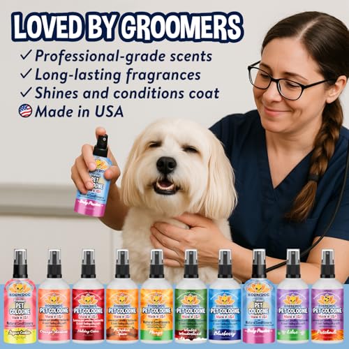 Bodhi Dog Premium Dog Cologne - Deodorizing Dog Perfume & Conditioner for Dogs & Cats - Natural Long Lasting Spray - Keeps...