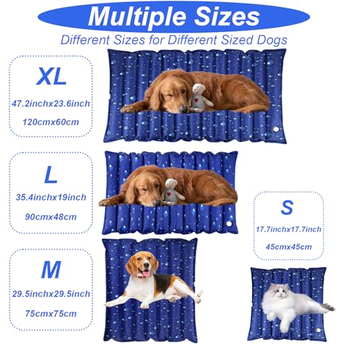 Wensdr Dog Cooling Mat, 35.4" x 18.9", Cooling Mat for Dogs and Cats, Suitable for All Types of Pets, Durable Cooler Fabri...