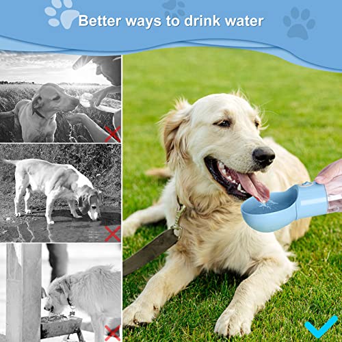 Dog Water Bottle, Widen Sink Portable Dogs Water Dispenser 17oz, Leak Proof, Outdoor Drink Bottles Cat, Puppy, Pet, Essent...