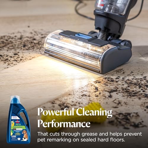 Bissell Multi-Surface Pet with Citrus, 3444G, 80oz, Safe on Sealed Hard Floors and Area Rugs, Removes tough pet messes and...