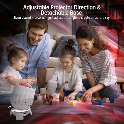 Twelvetooo Northern Lights Projector, Galaxy Projector Night Light with Remote Control& Timer Function, Sleep Aid, Aurora ...