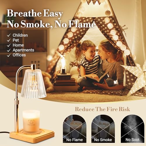 Marycele Candle Warmer Lamp with Timer, Wax Melt Warmer for Jar Candles, Christmas Birthday Gifts for Women Mom Sister Fri...
