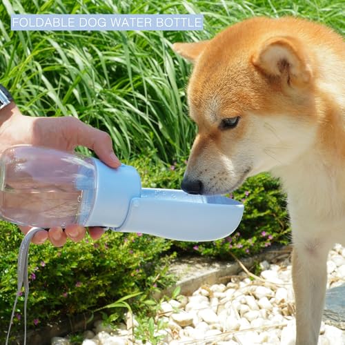 AVELORA Foldable Dog Water Bottle, Portable Water Dispenser for Cat, Rabbit, Puppy and Small Animals, the Perfect Dog Gift...