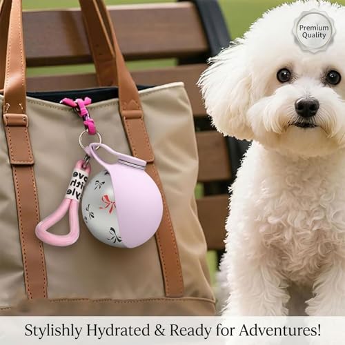 2026 NEW 2-in-1 Portable Dog Water Bottle for Small Dogs - Leak-Proof & Compact Dog Travel, Foldable Pet Water Bottle for ...