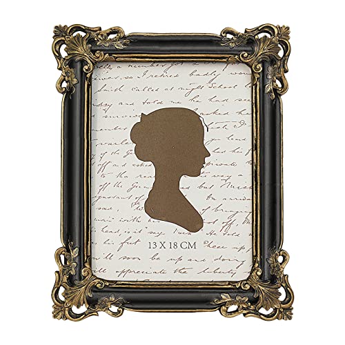 Sunlit Vintage Picture Frame 5x7 Inch, Luxury Antique Photo Frames with Glass Front, Photo Display, Tabletop Wall Hanging,...