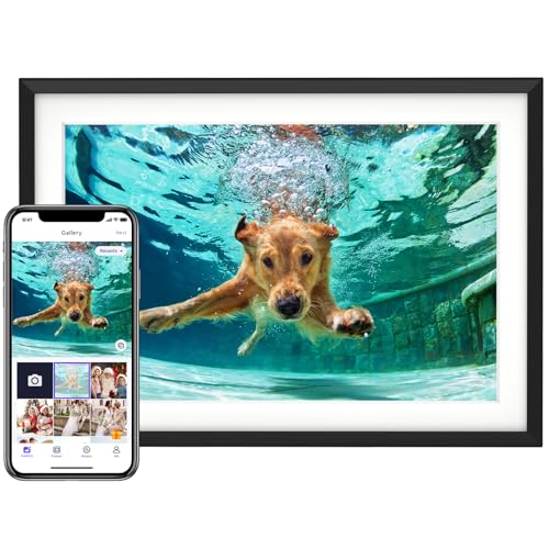 Euphro 10.1'' Digital Picture Frame with 32GB Storage, Digital Photo Frame with 1280x800 IPS Touch Screen, Share Photos/Vi...