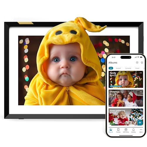 Nixplay AI-Enhanced Digital Picture Frame | Stunning HD Touch Screen Display | Perfect Digital Picture Frame for Gifting |...